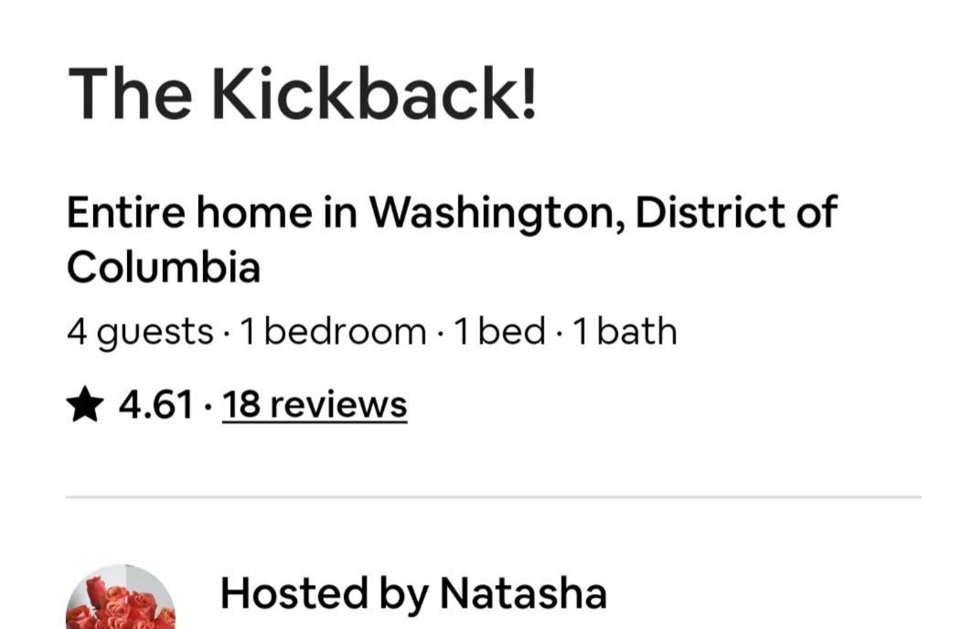 Appartamento The Kickback! Washington Esterno foto